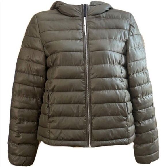Ckh Clockhouse Girls Zip Up Hooded Puffer Jacket Size 36 / Large - Picture 1 of 6